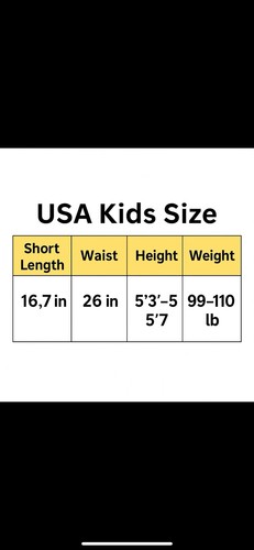 USA Print Basketball Shorts Boys Size Large - Picture 3 of 3