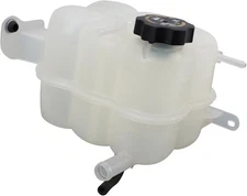 TRQ Radiator Coolant Reservoir Overflow Bottle with Cap Compatible with 2020-202