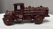 Antique Hubley/ A.C Williams/ Arcade? 1930’s s Cast Iron Red Tanker Truck 3.5’in