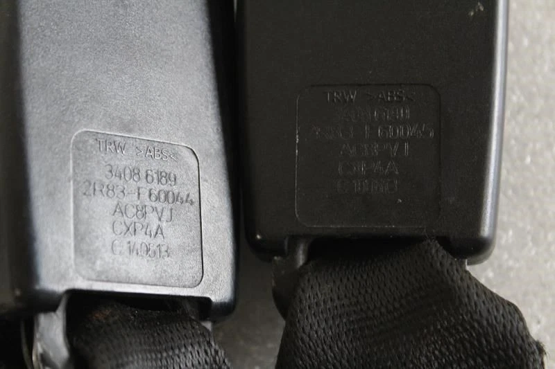 Jaguar XF 2009 2010 2011 2012 2013 2014 2015 CINTURÓN DE SEGURIDAD TRASERO HEBILLAS NEGRO Foto 3 de 4