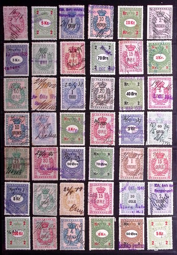 DENMARK: Used Revenue Examples - Ex-Old Time Collection - Album Page
