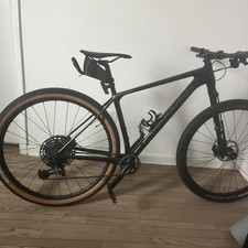 Mountain Bike Black with Brown Tires, Disc Br...