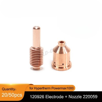 20/50pcs 120926 220059 Plasma Electrode Nozzle 60A for max1000/1250