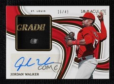 2023 Immaculate Jumbo Fielding Glove Signatures 16/49 Jordan Walker Auto 4k8