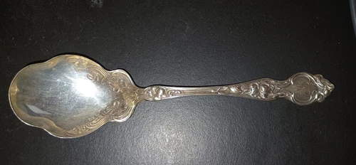 WALLACE VIOLET STERLING SUGAR SPOON K MONO 33 GRAM