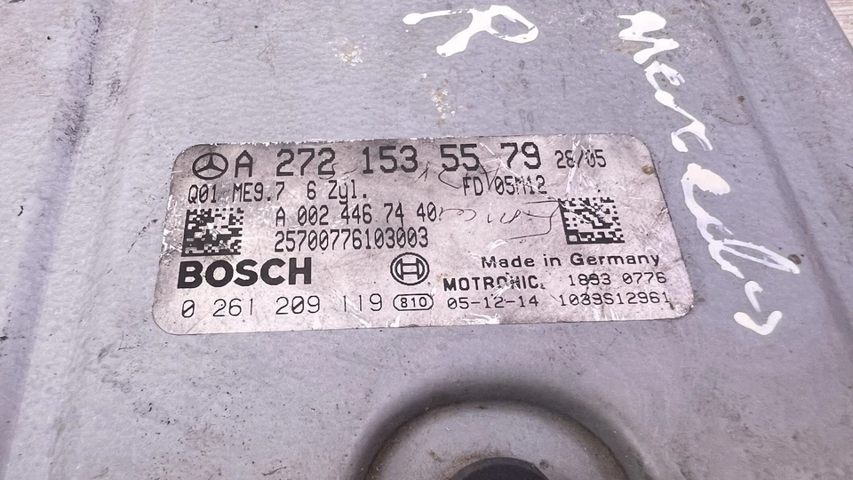 Mercedes Benz R350 2006-2008 motor ordenador ecu a 272 153 55 79 OEM Foto 4 de 4