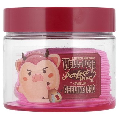 Milky Piggy, Hell-Pore, Perfect Wine Sparkling Peeling Pad , 30 Sheets, 6.76 fl