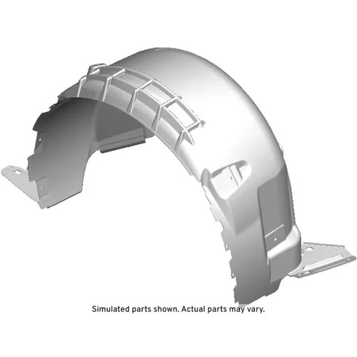 Genuine GM Rear Driver Side Wheelhouse Liner with Nuts 23208846