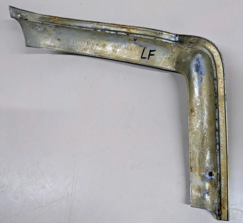 1966 Chrysler 300 New Yorker Front Fender to Bumper Trim OEM 2579563 LH Left - Image 2 of 4