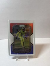 2022 Panini Prizm TARIQ WOOLEN RWB Red White Blue Rookie Card RC #349 Seahawks. rookie card picture