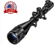 Mira telescópica 6-24x50 AO de largo alcance iluminada en rojo y verde para caza