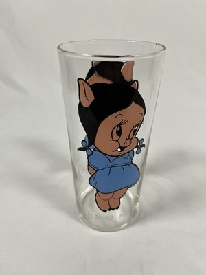 Petunia Pig Pepsi Looney Tunes Warner Bros 1973 Collector Vintage Drinking Glass
