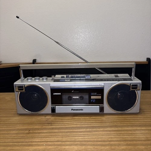 Vintage Panasonic Ambience RX-F2 Boombox Stereo Cassette Player