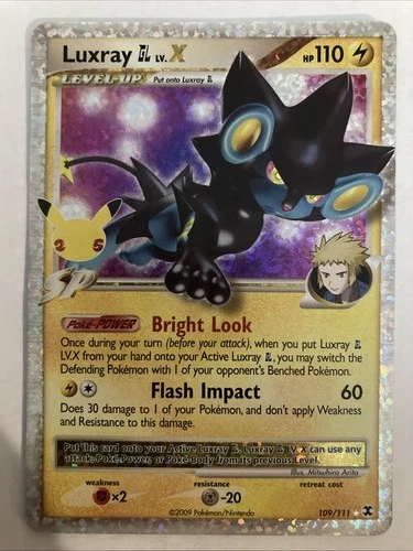 Luxray GL Lv.X Pokémon Celebrations classic collection  109/111 Ultra Rare Holo