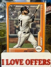 Joey Bart ROOKIE 2021 Topps Big League Orange Edition #164 San Francisco Giants