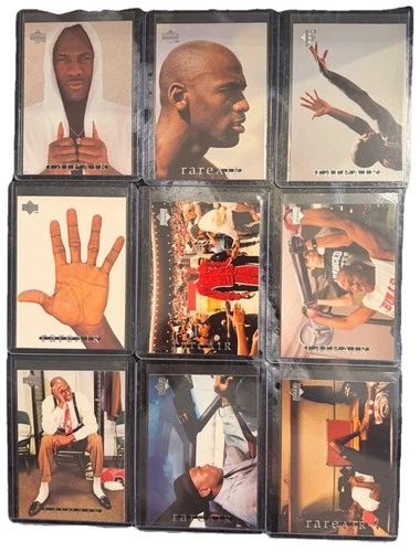 Upper Deck NBA Basketball Card Lot 9 Michael Jordan Rare Air 1993 Chicago Bulls