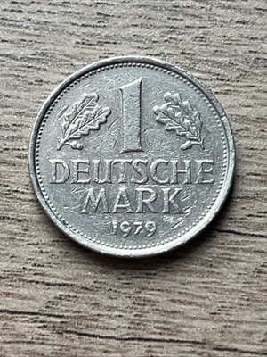 希少レア　1 DEuTSCCHEMARK  1988 1979 G Germany 1 One Deutsche Mark AU Almost Uncirculated Actual