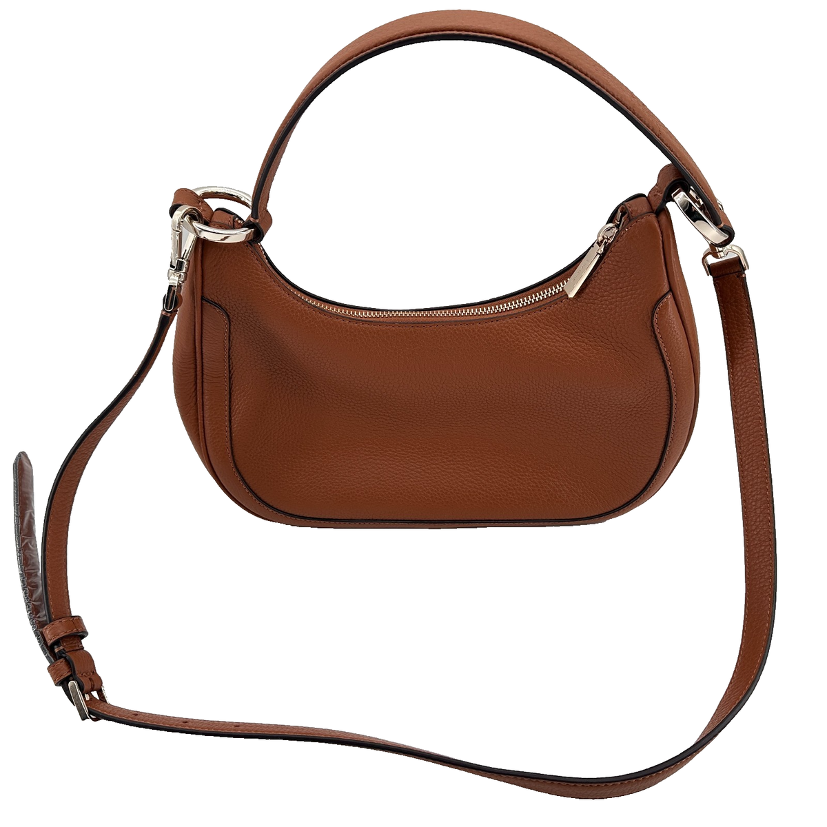 Kate Spade New York Brown Pebbled Leather Crescent Hobo  display picture 1