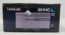 Lexmark Toner Cartridge Cyan Return Program 801C #80C10C0 Genuine