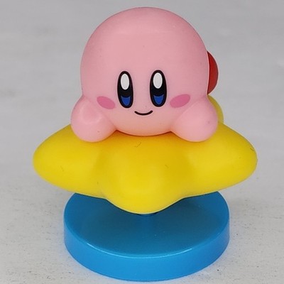 2025 Nintendo Furuta Choco Egg Kirby 1'' Kirby Riding Warp Star Mini Figure #09