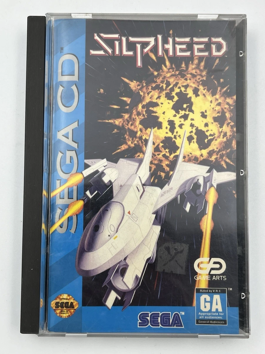 Silpheed Sur Sega Mega-CD, Complet PAL CIB, Notice Et Disque Très Bon état