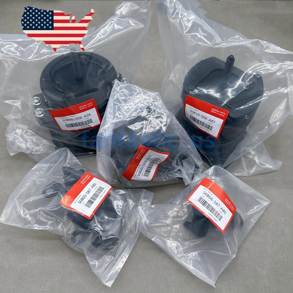 ¡Nuevo! Soportes de motor 5 piezas de repuesto para Acura TL 2000-2003 3,2 L V6 K437 EE. UU. Foto 2 de 4