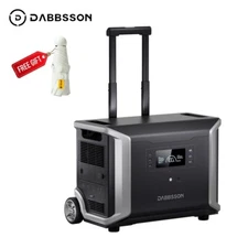 Dabbsson 3430Wh 3600W DBS3500 Portable Power Station Solar Generator for Camping