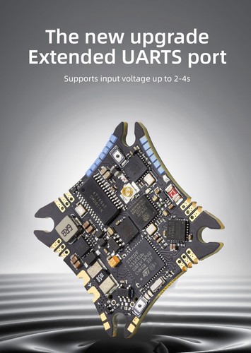 HGLRC SPECTER 15A AIO MPU6000 F411 Flight Controller Bluejay 15A 4in1 ESC UARTS - Picture 10 of 16