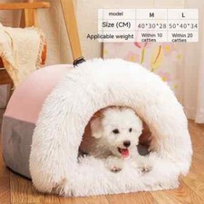 pet dog cat bed puppy cushion house