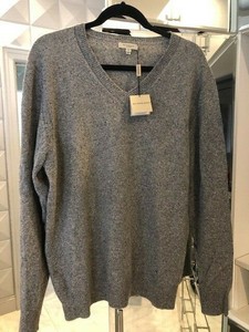 grey burberry sweater