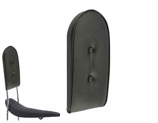 BLACK VINYL SISSY BAR BACK REST PAD LOWRIDER SCHWINN STINGRAY BIKE