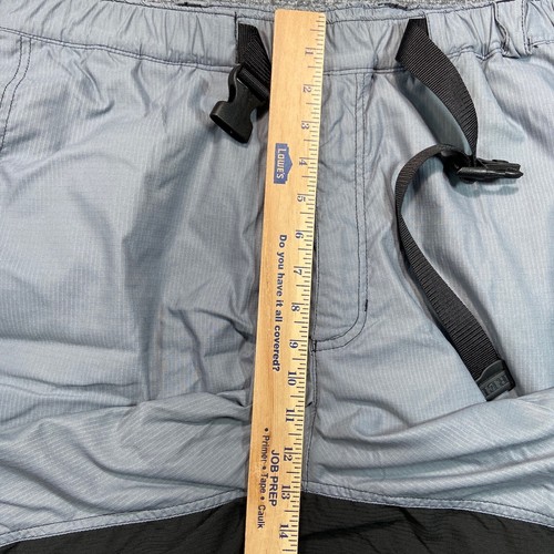 REI Shorts Mens Extra Large Silver Grey Belted Adjustable Waist Padded Ten Inch - 第 8/12 張圖片