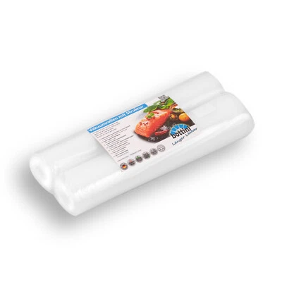 2 x Folienrollen je 28 x 600 cm Rolle Beutel Vakuum Caso Lava Solis ProfiCook