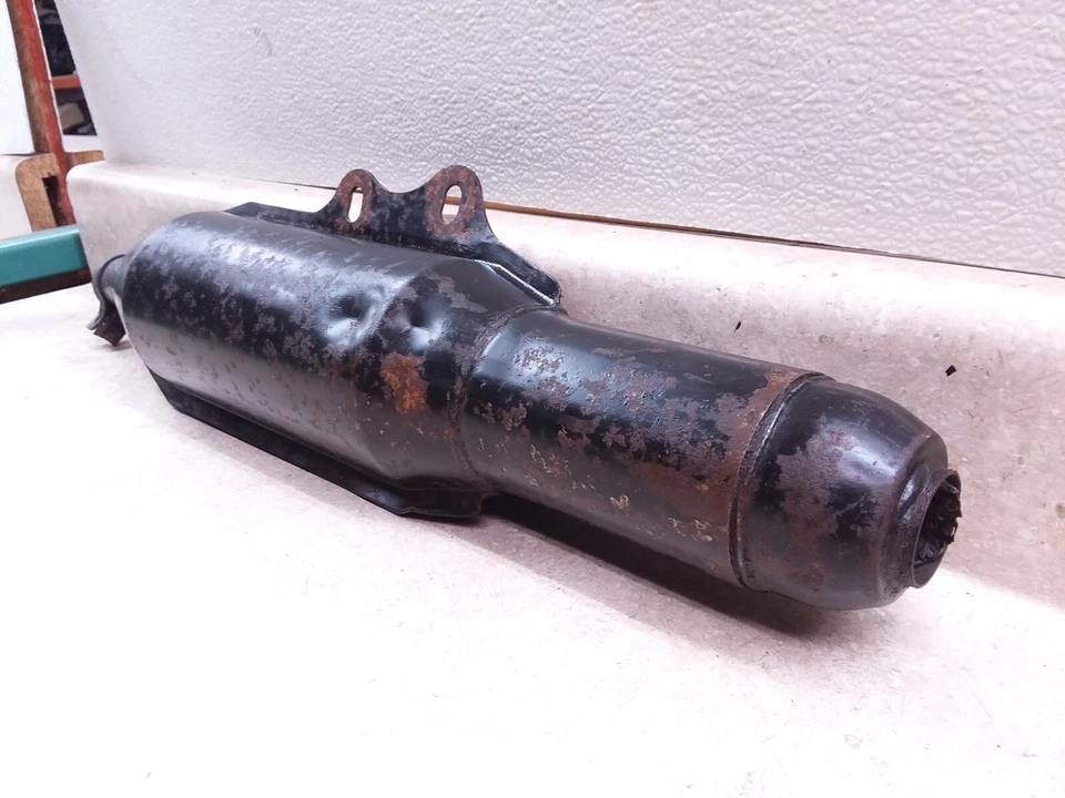 Silenciador silenciador de escape CAN AM Bombardier 250 MX6 MX-6 1980 OEM DE COLECCIÓN ANS-A51 #39 Foto 2 de 4