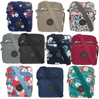 Cross Body Handbag Small Medium Across Shoulder Bag Utility Zipped Pockets