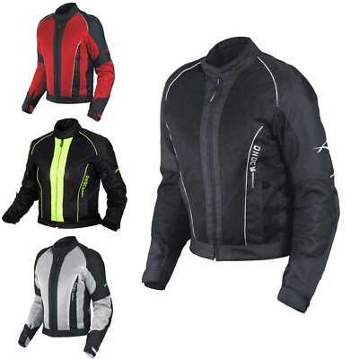 Damen Motorrad Jacke Sommer Zugelassen Protektoren Cordura Stoff Mesh Atmungsaktiv