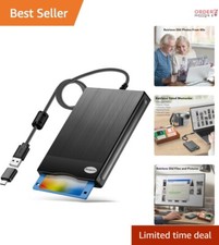 Compact External Floppy Disk Reader with Stylish Design   1.44MB Capacity