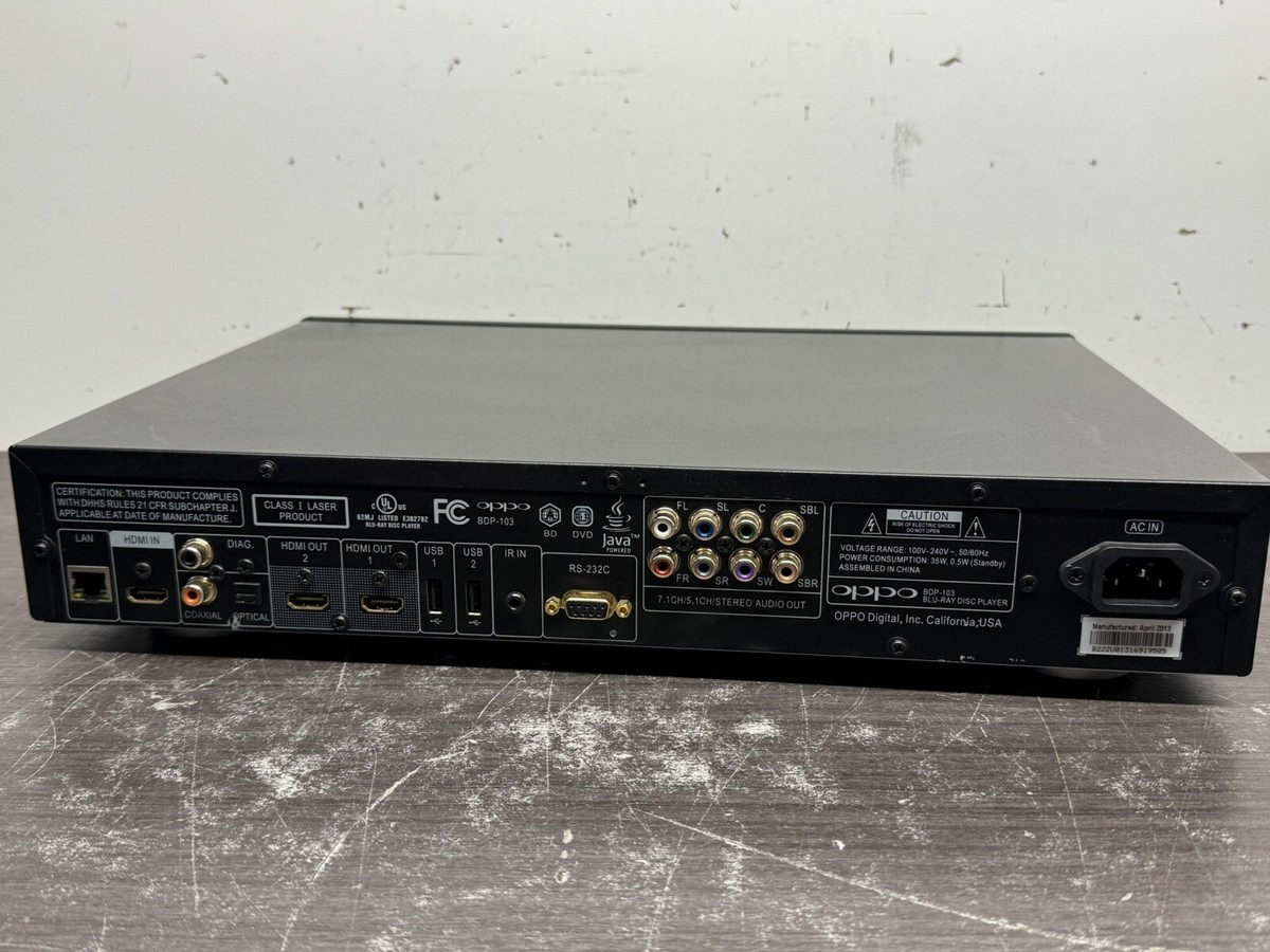 タイムセール中　OPPO BDP-103D   ブルーレイプレーヤー タイムセール中 OPPO BDP-103D ブルーレイプレーヤー - プレーヤー