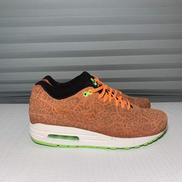 air max 1 orange leopard