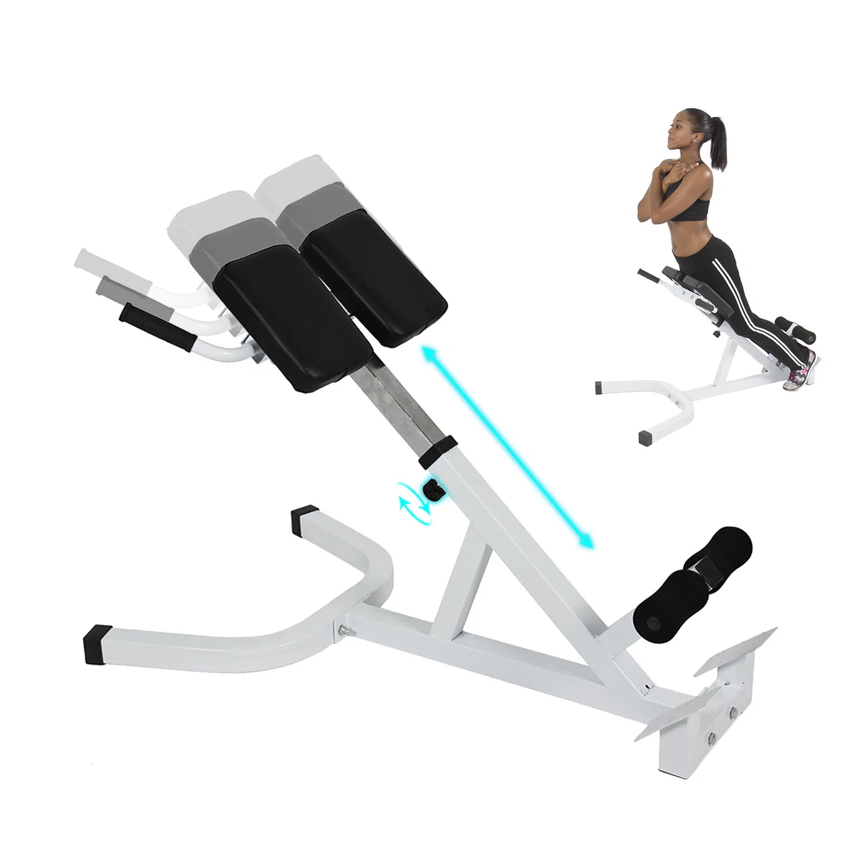 Hyperextension 45 Degree Roman Chair Back Hyper Abdominal