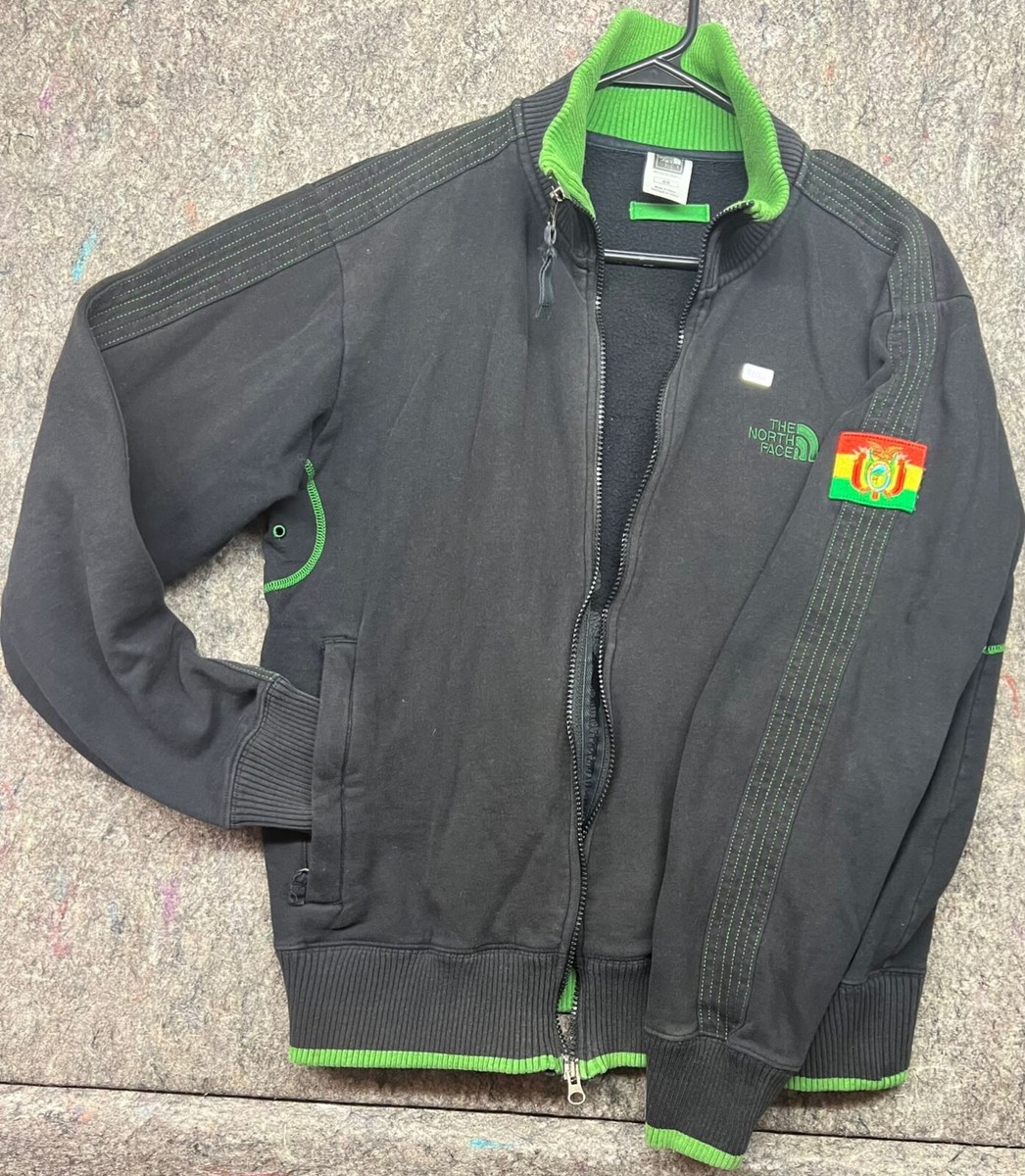 The North Face Mens Jacket Bolivia First Ascent Black Green Full