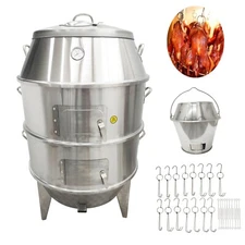 Stainless Steel Charcoal Roast Duck Oven Roaster Grill Oven for Duck Chicken