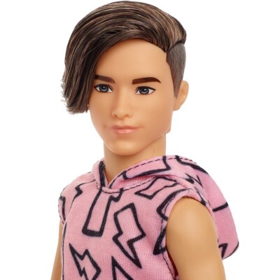 Brown Hair Ken Fashionista 2020 Barbie FASHIONISTA Doll ZIP CASE