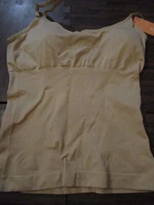 FeelinGirl Womens Tank Top Shapewear Tummy Control Top Beige XXL