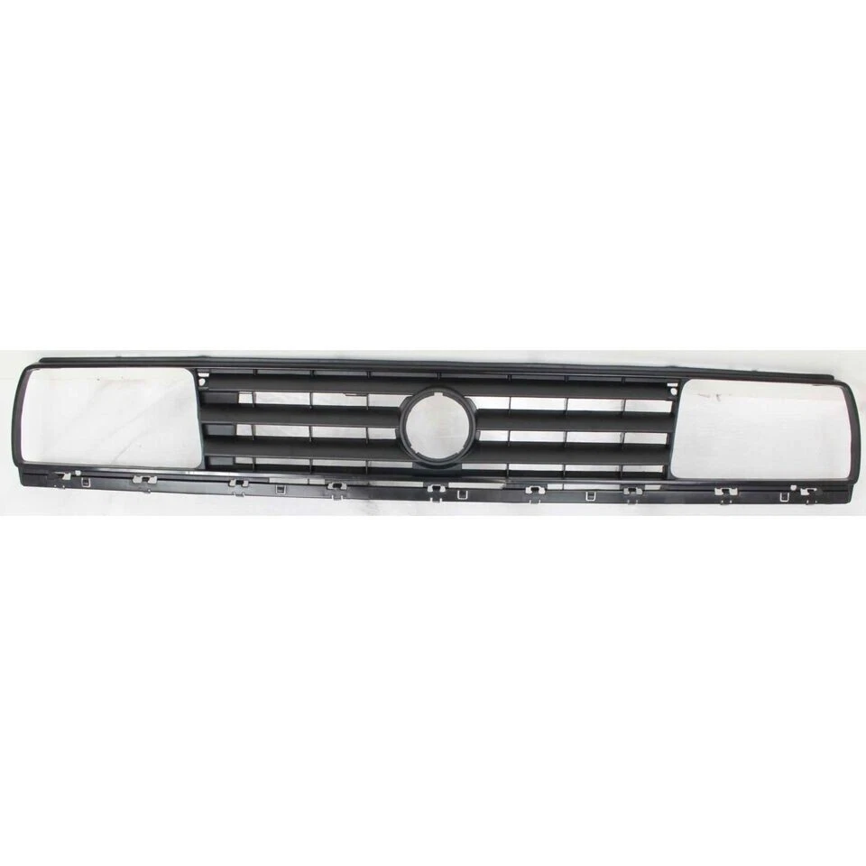 New Front Grille Assembly Black Plastic Fits 1988-1992 Volkswagen Golf Jetta Foto 2 de 4