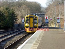 PHOTO  CLASS 158 UNIT 158715 ARRIVAL AT THURSO A TRAIN RUNNING FROM WICK  MAKES