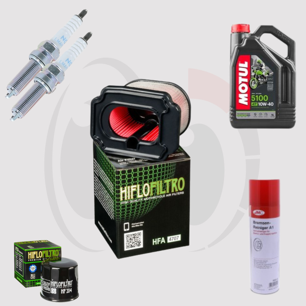 Kit Entretien YAMAHA Tracer 700 Huile MOTUL 5100 10w40 4L pour Modèles 2016 à 2020