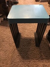 Five Star Stackable Plastic Locker Shelf Blue Green/Black Teal Organizer 5 Star