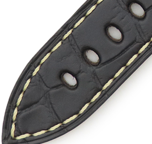GENUINE BREGUET WATCH BLACK LEATHER STRAP / BAND 22MM (SUE) - Picture 4 of 12