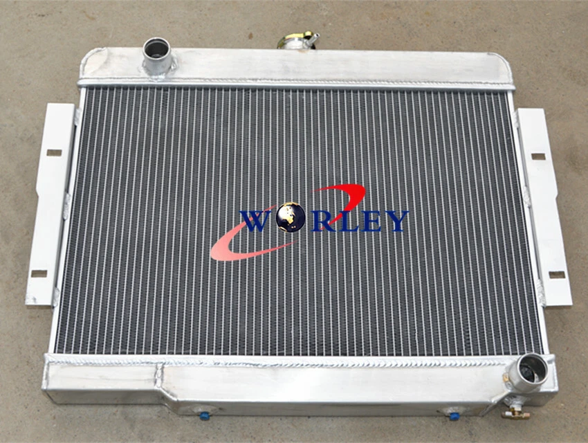 吉普 CJ CJ5 CJ7 铝制散热器 带雪佛兰 V8 转换发动机 72-86 3 行 — 第 3/4 张图片
